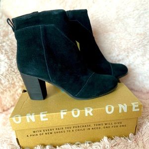 Black Ankle Boots by TOMS